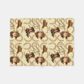 Cowboy Fleece Deken (Voorkant (Horizontaal))