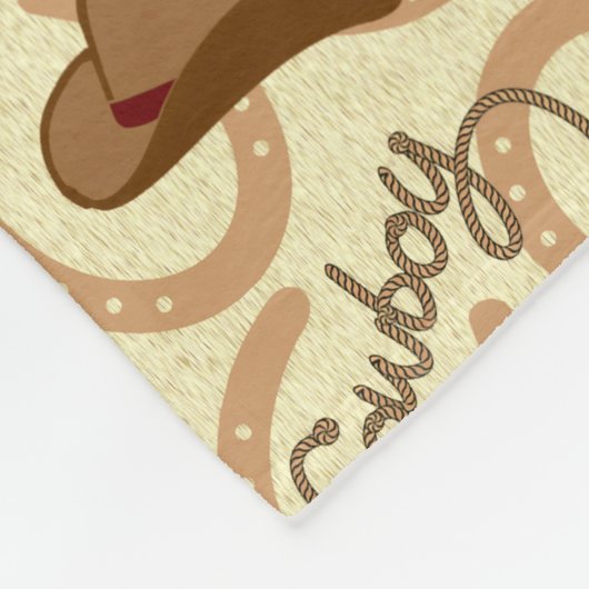 Cowboy Fleece Deken (Hoek)