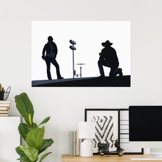 Cowboy Fotograaf Poster (Thuiskantoor)