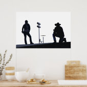 Cowboy Fotograaf Poster (Keuken)
