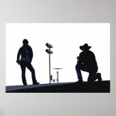 Cowboy Fotograaf Poster (Voorkant)