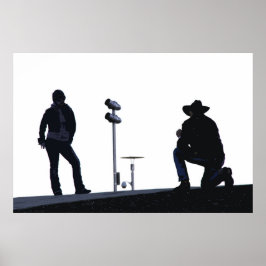Cowboy Fotograaf Poster