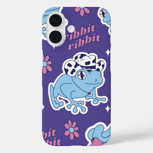 Cowboy Frog esthetisch Case-Mate iPhone Case (Achterkant)