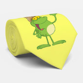 Cowboy Frog Waving Howdy Stropdas (Opgerold)