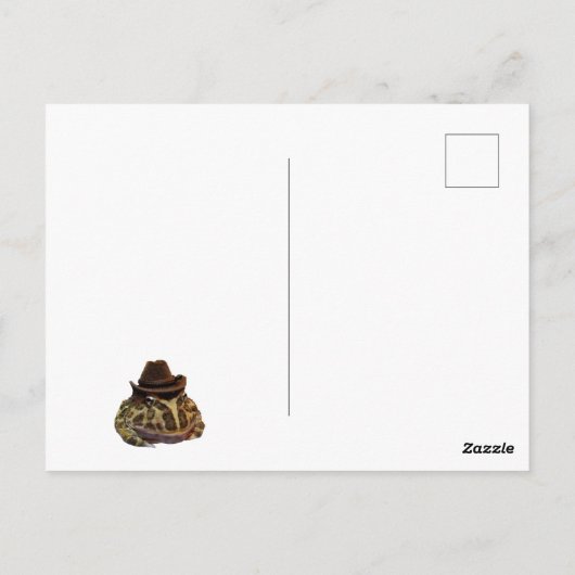 Cowboy Frogs Briefkaart (Achterkant)