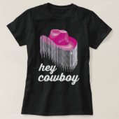 Cowboy Funny Cowgirl Pet T-shirt (Design voorkant)
