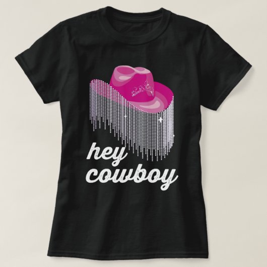 Cowboy Funny Cowgirl Pet T-shirt (Design voorkant)