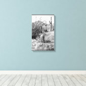 Cowboy Garden Canvas (AZ Sonoran-woestijn) Afdruk (Insitu (Houten vloer))