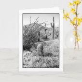 Cowboy Garden-Wenskaart Kaart (Gele Bloem)
