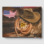 Cowboy Gastenboek (Achterkant)