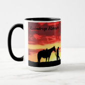 Cowboy Gebeds Koffiemok Mok (Links)