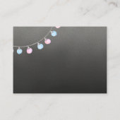 Cowboy gender onthult boeken voor een baby kaart. informatiekaartje (Achterkant)