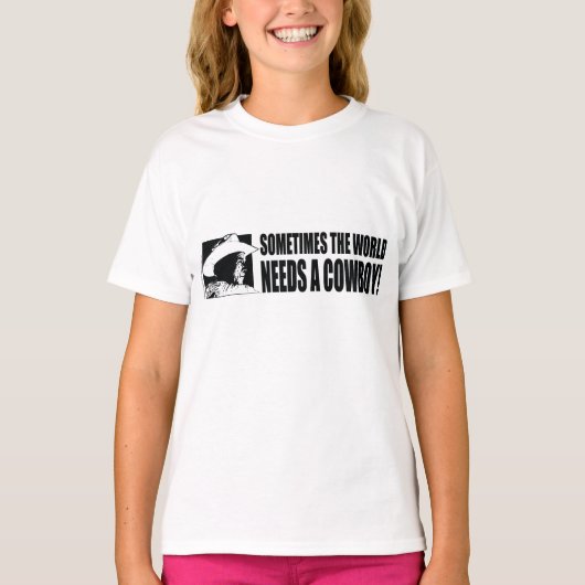 Cowboy George W Struik T-shirt (Voorkant)