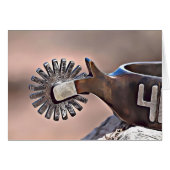 Cowboy Get Well Spur Card (Voorkant Horizontaal)
