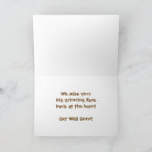 Cowboy Get Well - Westerne hulp bij ziekte en lets Kaart (Binnen)