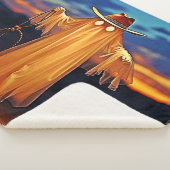 Cowboy Ghost bij Sunset Design Sherpa Deken (3/4)