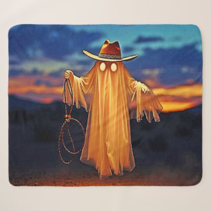 Cowboy Ghost bij Sunset Design Sherpa Deken