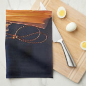 Cowboy Ghost bij Sunset Design Theedoek (Quarter Fold)