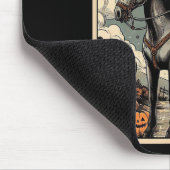 Cowboy Ghost Riding Horse Funny Tarot Kaart Hallow Muismat (Hoek)