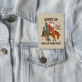 Cowboy Giddy Up Jingle Horse Pak je voeten op Button (Insitu)