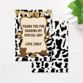 Cowboy Gift Favor Label Label Visitekaartjes (Bureau)