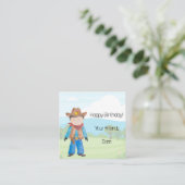 Cowboy Gift Kaart Behuizing (Staand voorkant)
