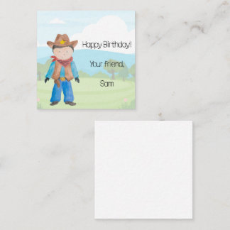 Cowboy Gift Kaart Behuizing