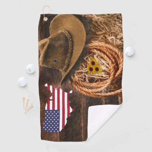 Cowboy Golfhanddoek (Insitu)