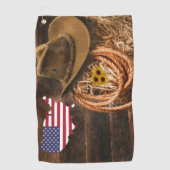 Cowboy Golfhanddoek (Voorkant)