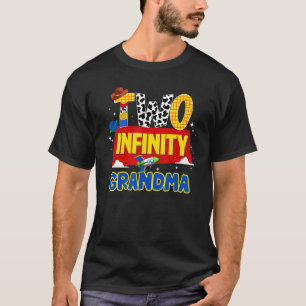 Cowboy Grandma Two Infinity en daarna Birthday de T-shirt