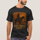 Cowboy Graphic T-Shirt – Western Rider Design (Voorkant)