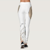 Cowboy grappige Halloween kunst Leggings (Achterkant)