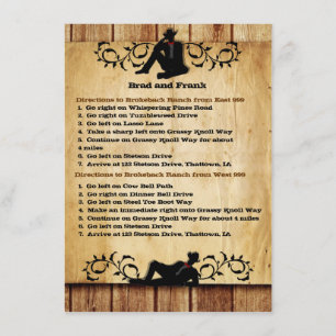 Cowboy Grooms Gay Wedding Driving Directions Kaart