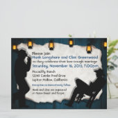 Cowboy Grooms II Aangepaste huwelijksuitnodigingen Kaart (Staand voorkant)