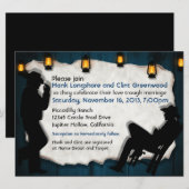 Cowboy Grooms II Aangepaste huwelijksuitnodigingen Kaart (Voorkant / Achterkant)