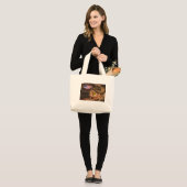 Cowboy Grote Tote Bag (Voorkant (model))
