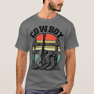 Cowboy Guitar Boots en Pet Cowboy254 T-shirt