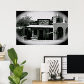 Cowboy Gungevecht Poster (Thuiskantoor)