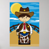 Cowboy Gunslinger Poster (Voorkant)