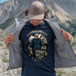 Cowboy Hart & Wolf Soul - Wild Spirit T-shirt