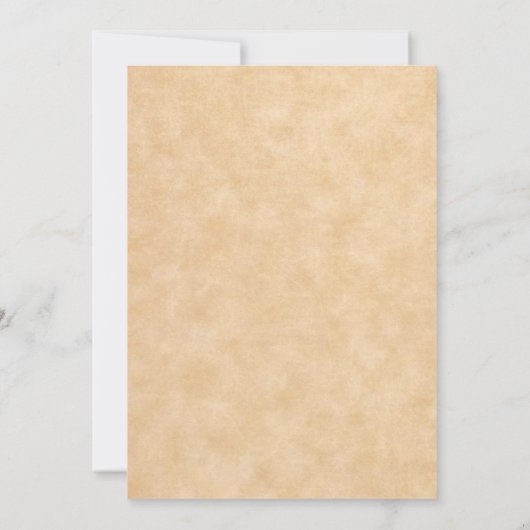 Cowboy Hartelijk dank Westerne kaart oude stijl (Achterkant)