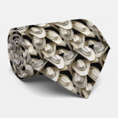 Cowboy Hats Tie Stropdas (Opgerold)