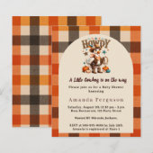 Cowboy herfst westerse gans Baby Shower uitnodigin (Voorkant / Achterkant)