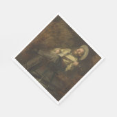 Cowboy Het spelen van de banjo en het zingen van c Servet (Hoek)