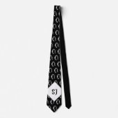 Cowboy-Hoefijzers | INITIALEN Stropdas (Voorkant)