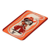 cowboy hond magneet (Linkerzijde)