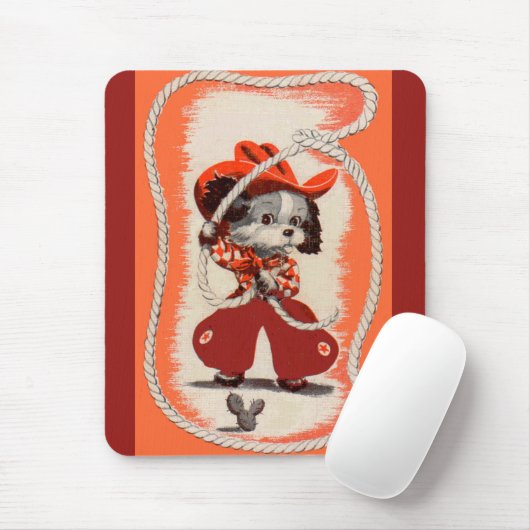 cowboy hond muismat (Met muis)