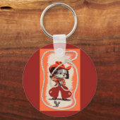 cowboy hond sleutelhanger (Voorkant)