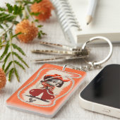 cowboy hond sleutelhanger (Voorkant Rechts)