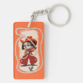 cowboy hond sleutelhanger (achterkant)